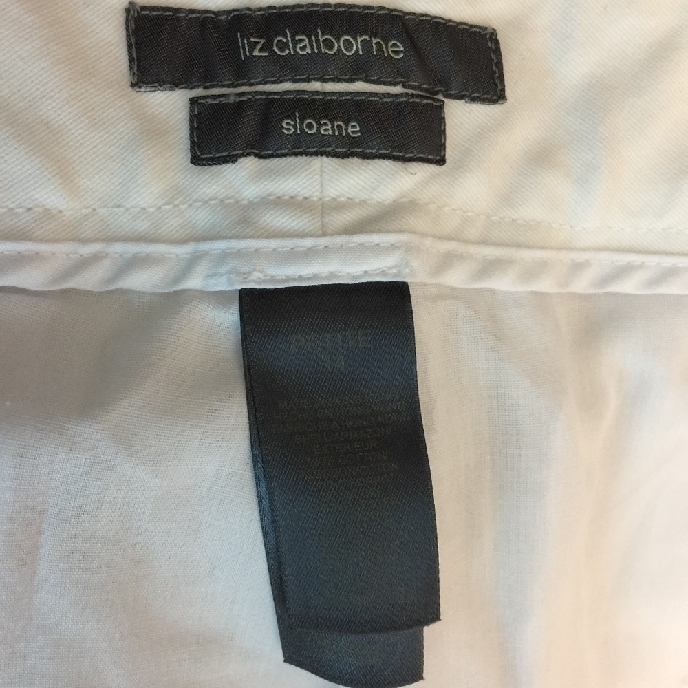 Liz Claiborne Floral Embroidered Sloane Shorts - Picture 6 of 7